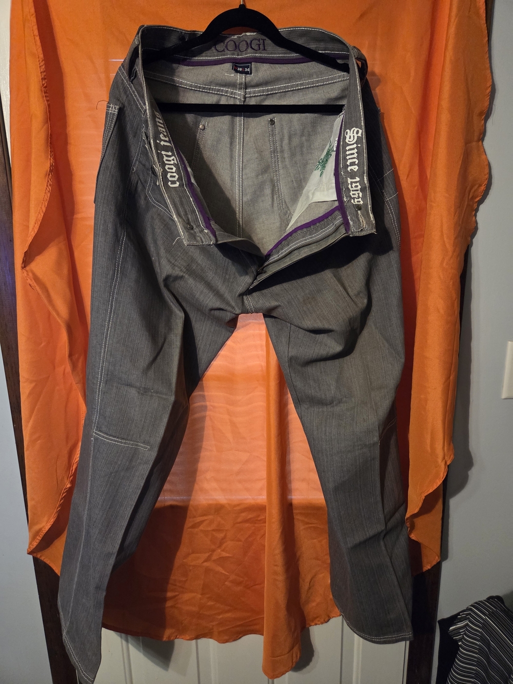 Coogi Men’s Gray Jeans - Classic Straight Fit